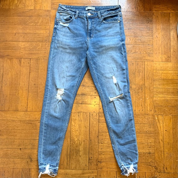 Primark Denim Co, distressed blue denim jeans size 8 - Picture 12 of 12